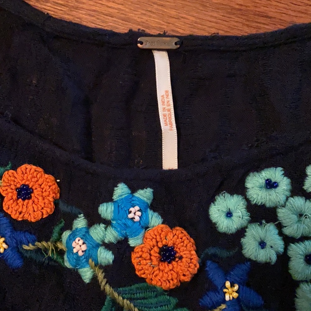Free People Embroidered Top - Picture 7 of 7